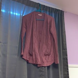 Maurices pink cardigan size s